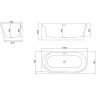 Акриловая ванна 150x78 см BELBAGNO BB410-1500-780-L