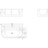 Акриловая ванна 150x80 см BELBAGNO BB409-1500-800