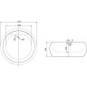 Акриловая ванна 155x155 см BELBAGNO BB30-1550