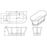 Акриловая ванна 167,6x78 см BELBAGNO BB35