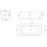 Акриловая ванна 170x78 см BELBAGNO BB410-1700-780-L