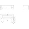 Акриловая ванна 170x80 см BELBAGNO BB409-1700-800