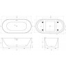 Акриловая ванна 170x80 см BELBAGNO BB411-1700-800