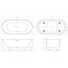 Акриловая ванна 170x80 см BELBAGNO BB413-1700-800-MATT