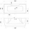 Акриловая ванна 180x76 см BELBAGNO BB110-180-766