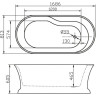 Акриловая ванна BELBAGNO BB300