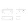 Акриловая ванна BELBAGNO BB712-1600-730-R