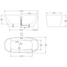 Акриловая ванна BELBAGNO BB72-1700