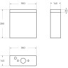 Бачок BELBAGNO LUCE BB2197T