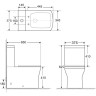 Бачок для унитаза BELBAGNO ROMANO BB248T