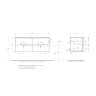База под раковину BELBAGNO KRAFT-1200-4C-SO-VO