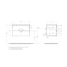 База под раковину BELBAGNO KRAFT-800-2C-SO-GSO