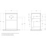База под раковину BELBAGNO KRAFT