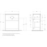 База под раковину BELBAGNO KRAFT KRAFT39-700/390-2C-PIA-RT