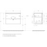 База под раковину BELBAGNO MARINO-CER-MINI-700-2C-SO-RR-P