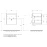 База под раковину BELBAGNO KRAFT-500-2C-SO-CG