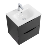 База под раковину подвесная BELBAGNO MARINO-CER-MINI-600-2C-SO-NL-P 596x390x500