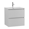 База под раковину подвесная BELBAGNO UNO-700-2C-SO-BO Bianco Opaco 700x455x608