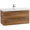 База под раковину подвесная BELBAGNO MARINO-CER-MINI-1000-2C-SO-RR-P с двумя выкатными ящиками 996x390x500
