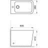Биде напольное BELBAGNO ARDENTE-R