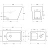 Биде напольное BELBAGNO ARDENTE-R