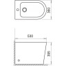 Биде напольное BELBAGNO FLAY-R