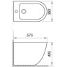 Биде напольное BELBAGNO SFERA-R