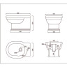 Биде подвесное BELBAGNO BOHEME BB115BH