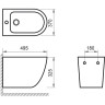Биде подвесное BELBAGNO SFERA-R