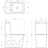 Чаша безободкового унитаза BELBAGNO ARDENTE-R BB02093CPR/SC
