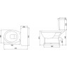 Чаша для унитаза напольного BELBAGNO