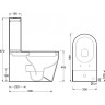 Чаша для унитаза напольного BELBAGNO BB541CP