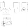 Чаша напольного безободкового унитаза BELBAGNO LOUNGE BB045CPR