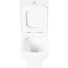 Чаша напольного безободкового унитаза с сиденьем микролифт BELBAGNO AURORA BB8604CPR/SC