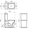 Чаша напольного унитаза BELBAGNO