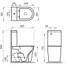 Чаша напольного унитаза BELBAGNO