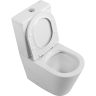 Чаша унитаза BELBAGNO FLAY-R BB2149CPR/SC безободкового с сиденьем дюропласт soft close P-trap