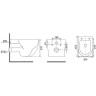 Чаша унитаза подвесного BELBAGNO SFERA-T BB502B