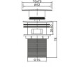 Донный клапан BELBAGNO BB-PCU-07-CRM