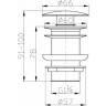 Донный клапан BELBAGNO BB-SC-NERO