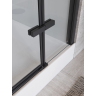 Душевая кабина BELBAGNO UNO UNO-CAB-A-1-90-C-NERO-Bi-TOP-R 90x90x212,5 см R