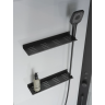 Душевая кабина BELBAGNO UNO UNO-CAB-A-1-90-C-NERO-Bi-TOP-R 90x90x212,5 см R