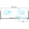Душевая дверь BELBAGNO DUE-BF-1-120-C-Cr