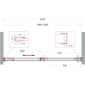 Душевая дверь BELBAGNO SOFT_CLOSE-1-BF-1-120-C-GM