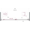 Душевая дверь BELBAGNO SOFT_CLOSE-1-BF-1-160-C-Cr
