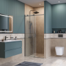 Душевая дверь BELBAGNO SOFT_CLOSE-2-BF-1-130-C-GM