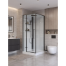Душевая кабина BELBAGNO UNO UNO-CAB-A-1-90-C-NERO-Bi-TOP-L 90x90x212,5 см L
