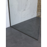 Душевая перегородка BELBAGNO UNO-L-1-TB-60-C-GM 600x2000 мм Оружейная сталь