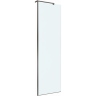 Душевая перегородка BELBAGNO UNO-L-1-TB-60-C-GM 600x2000 мм Оружейная сталь