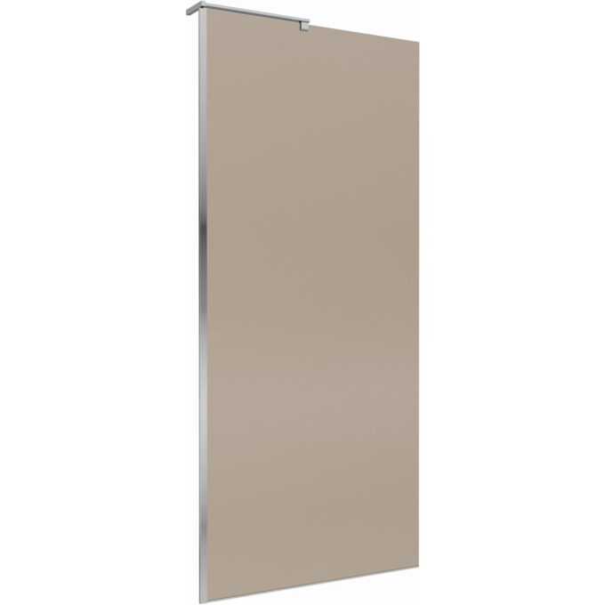 Душевая перегородка BELBAGNO UNO-L-1-TB-90-BR-Cr 900x2000 мм хром